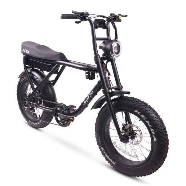 Ampd Bros Ace X Electric Bike - Matte Black