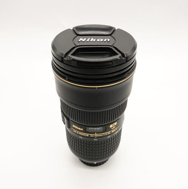 Nikon Nikkor AF-S 24-70 f/2.8E ED VR Lens Mint in Box 2061160 (Second Hand)