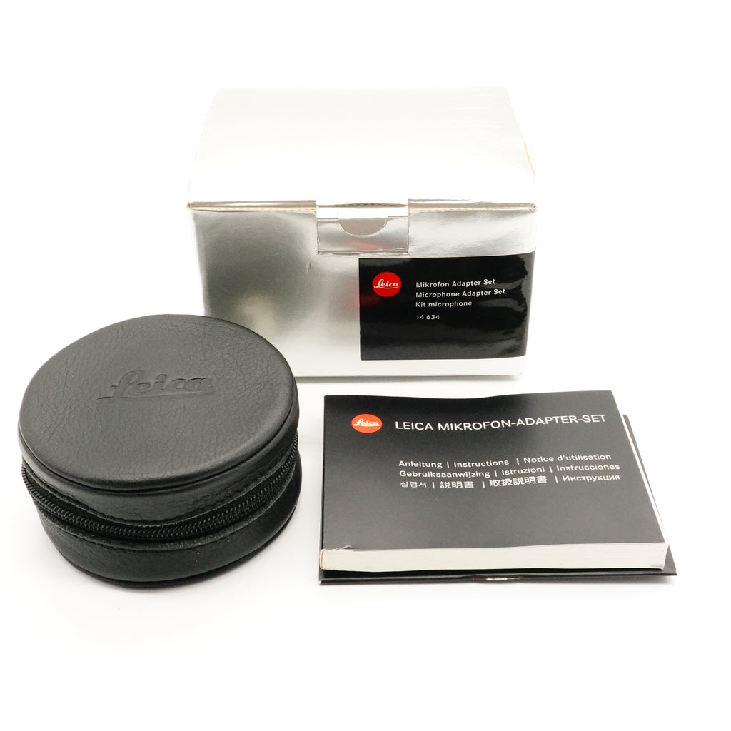 Pre-Owned Leica 14634 Microphone Adapter Set With Box (Second Hand)