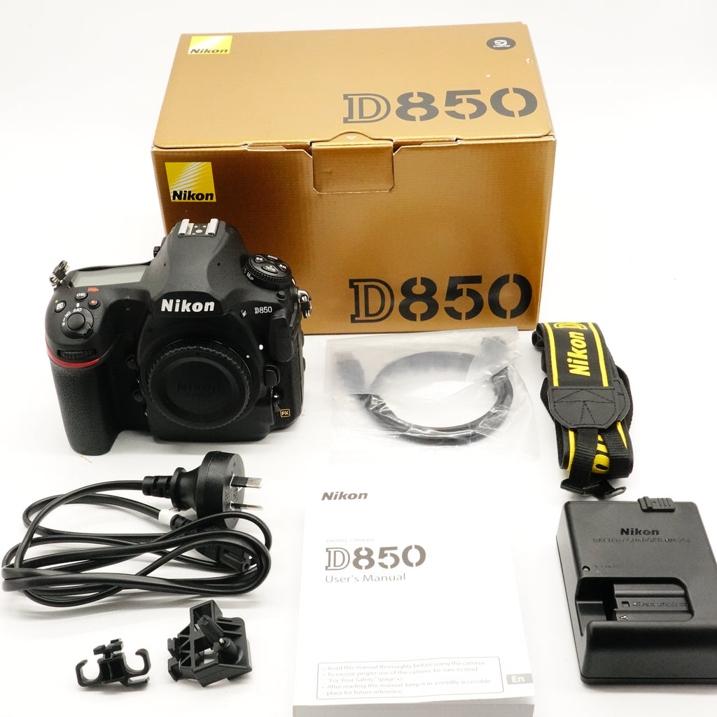 Pre-Owned Nikon D850 Digital SLR Camera Body, As New In Box SN: 8407047 (Second Hand)
