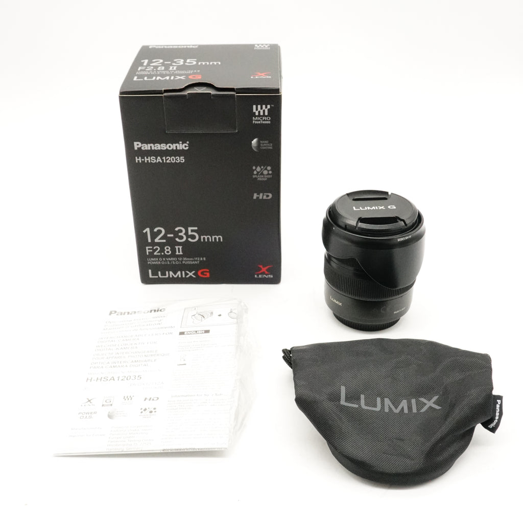 Pre-Owned Panasonic Lumix G X VARIO 12-35mm f/2.8 II ASPH Lens, Boxed As New SN: XT7SB101031 (Second Hand)