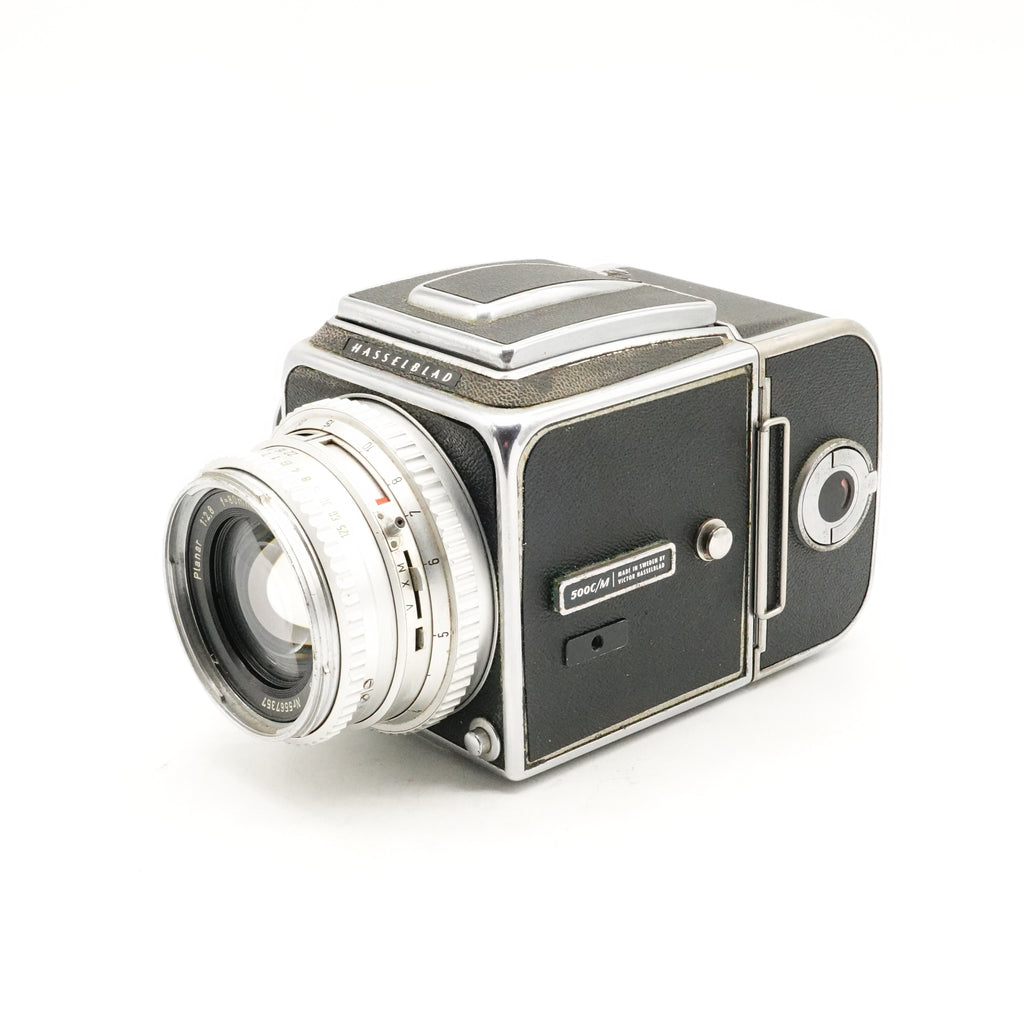 Pre-Owned Hasselblad 500C Kit with A12 Back & 80mm Lens SN: UE1230344/RH3225312/5567357 (Second Hand)