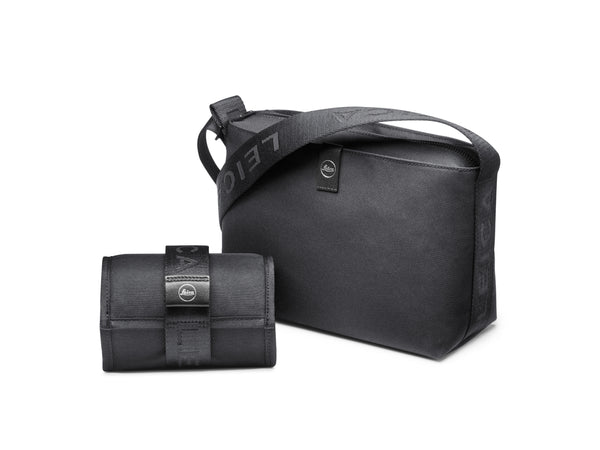 Leica Crossbody bag Sofort Medium Recycled Fabric (Black)