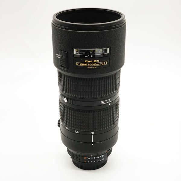 Pre-Owned Nikon AF-D 80-200mm f2.8 Lens With Collar, Caps, Hood SN: 794182 (Second Hand)