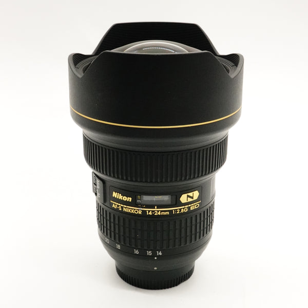 Pre-Owned Nikon AF-S 14-24 Lens Boxed With Caps, Pouch SN: 413546 (Second Hand)