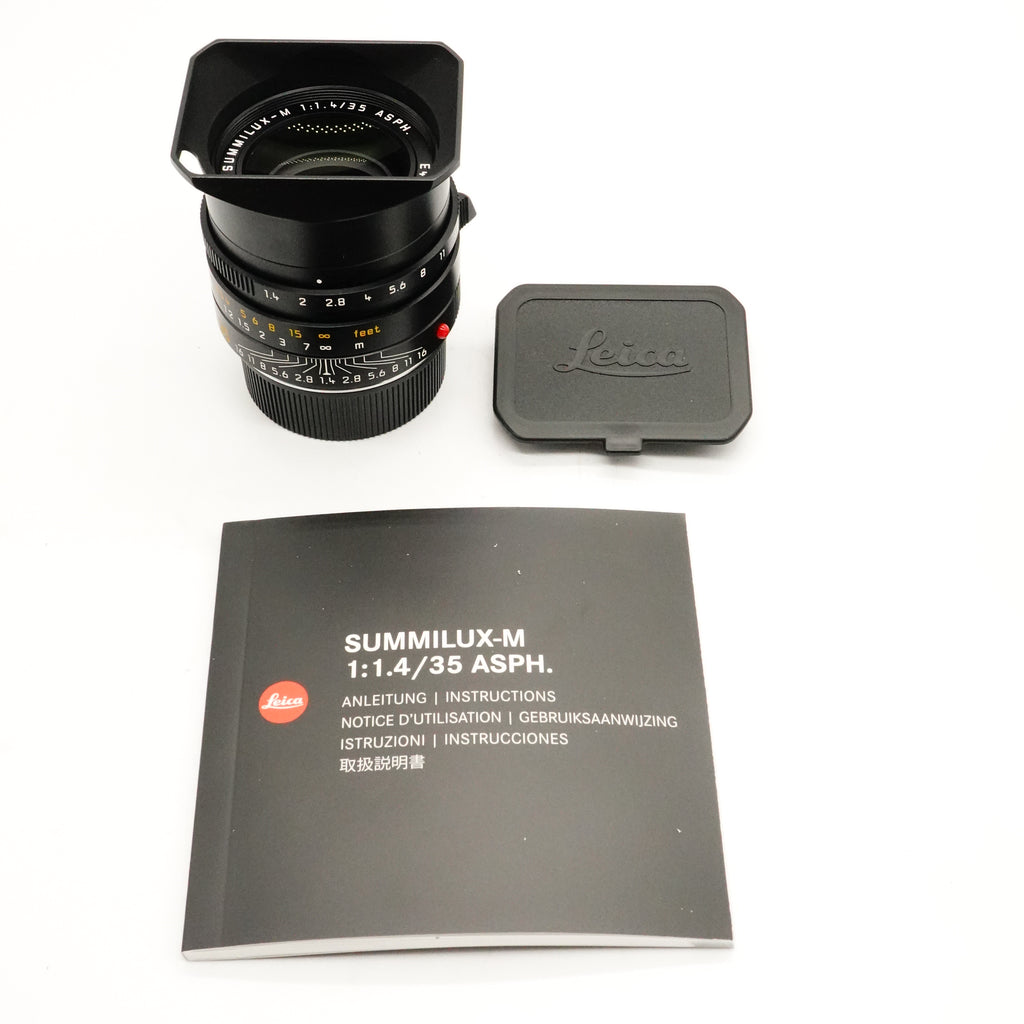 Pre-Owned Leica Summilux-M 35mm f/1.4 ASPH Lens Mint in Box 11663 SN:4802222 (Second Hand)
