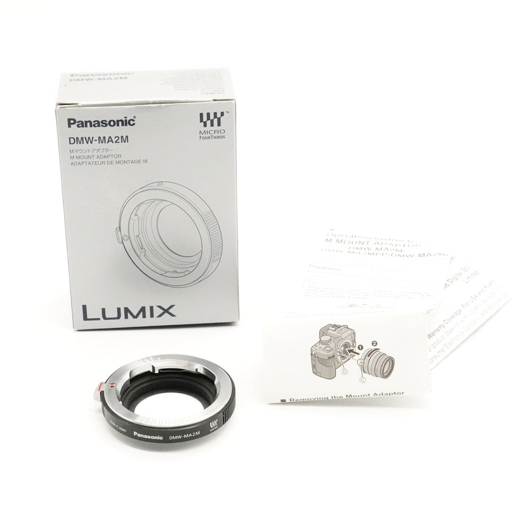 Pre-Owned Panasonic DMW-MA2M M4/3 to Leica M Mount Adapter with Box (Second Hand)