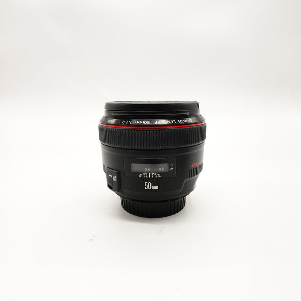 Pre-Owned Canon EF 50mm f1.2 L USM Lens With Hood & Caps SN: 4814883 (Second Hand)