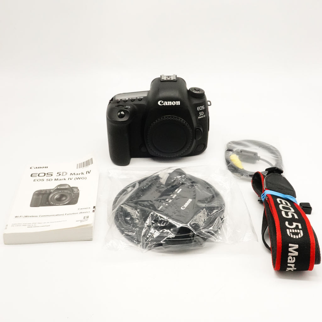 Pre-Owned Canon EOS 5D Mark IV DSLR Body  With Battery, Manual, Strap, Body Cap, Charger, Cables SN: 235057000076 (Second Hand)