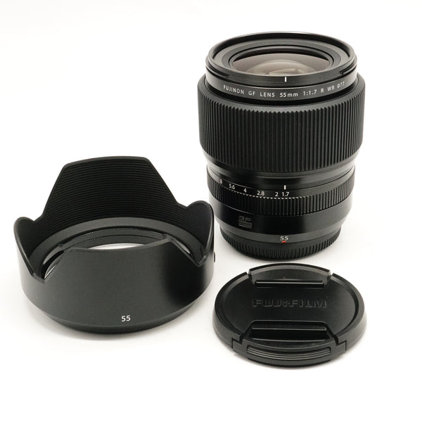 Pre-Owned Fujifilm GF 55mm f/1.7 R WR Lens, Mint in Box SN: 58A10652 (Second Hand)