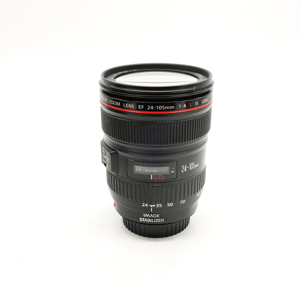 Pre-Owned Canon EF 24-105mm f/4 L IS USM Lens With Caps, Hood & Pouch SN: 390027 (Second Hand)