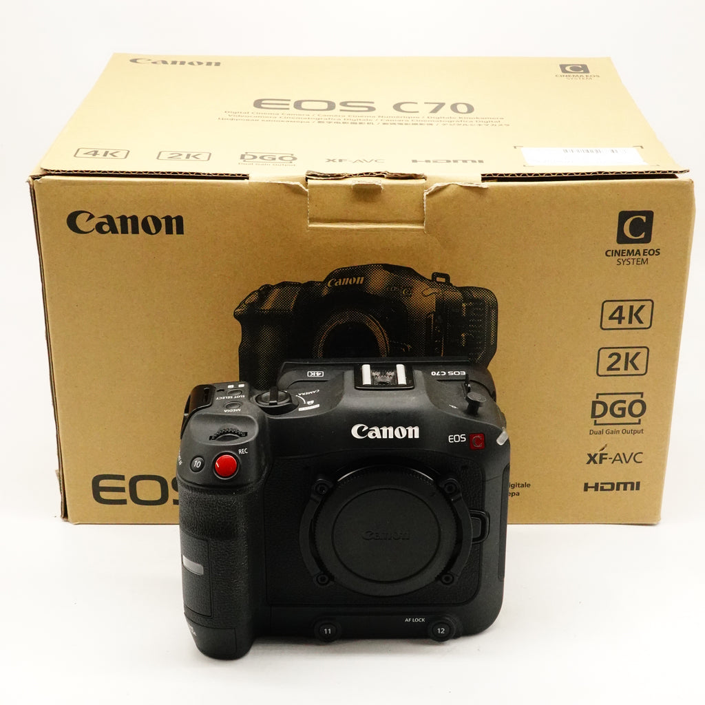 Pre-Owned Canon C70 Camera in Box with All Accessories 273262100290 [Wobbly Screen] (Second Hand)