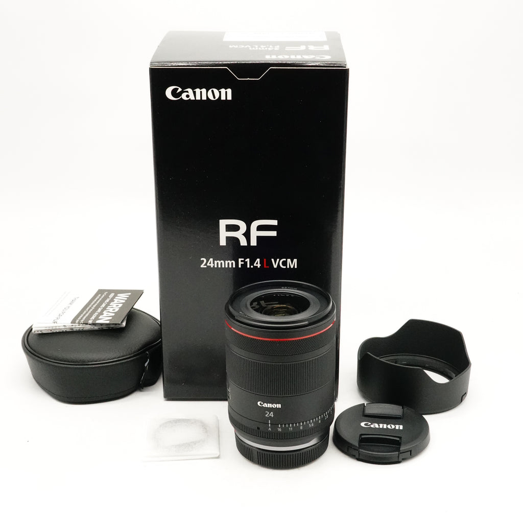 Pre-Owned Canon RF 24mm f/1.4 L VCM Lens with Box & Hood 1490000228 (Second Hand)