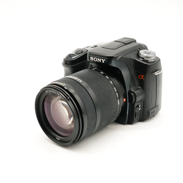 Pre-Owned Sony A100 + SAL DT 18-200mm f/3.5-6.3 Lens with Front Cap Charger Battery & Strap 28526/1813783 [JP JDM Model](Second Hand)