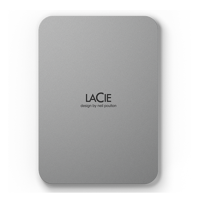 LaCie 4TB V2 Mobile Drive USB-C Moon Silver