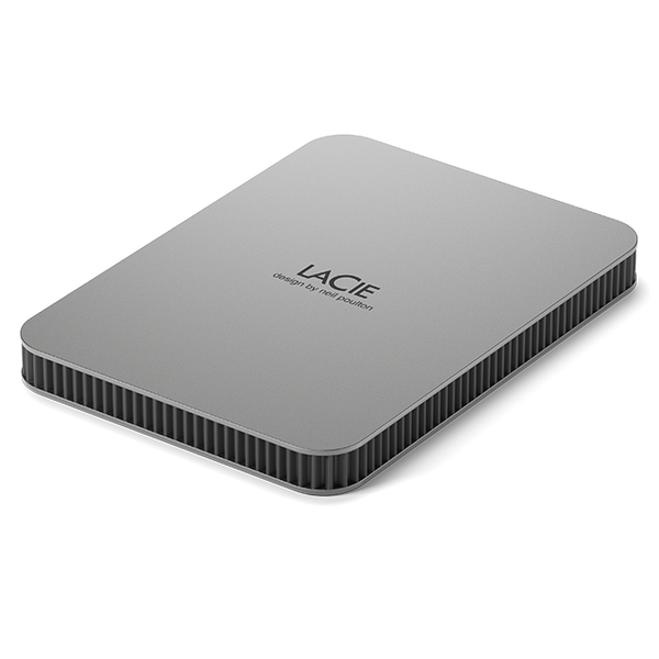 LaCie 5TB V2 Mobile Drive USB-C Moon Silver