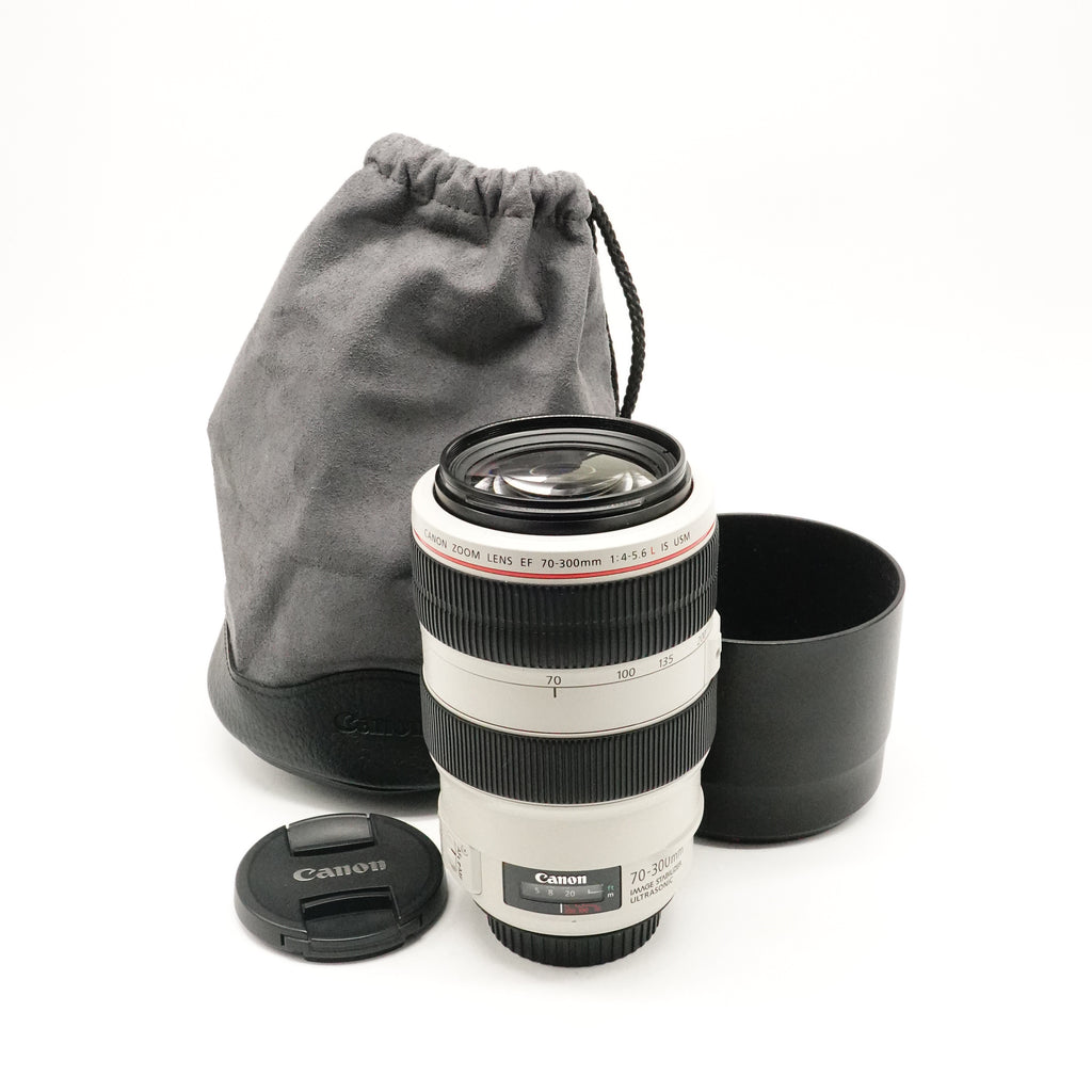 Pre-Owned Canon EF 70-300mm f/4-5.6L IS USM Lens With F&R Caps, Hood,  Pouch SN: 7100002401 (Second Hand)