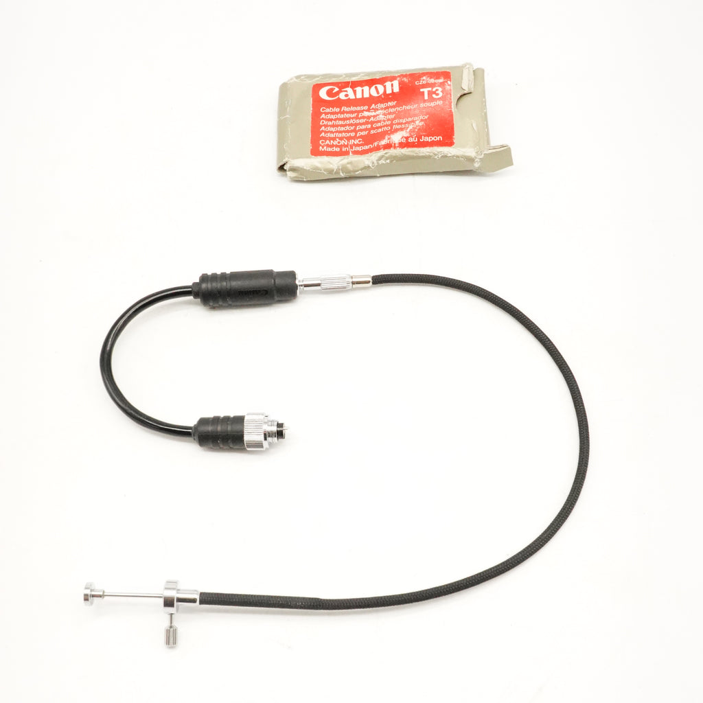 Pre-Owned Canon T3 Cable Release Adapter & 12” Cable Release With Box (Second Hand)
