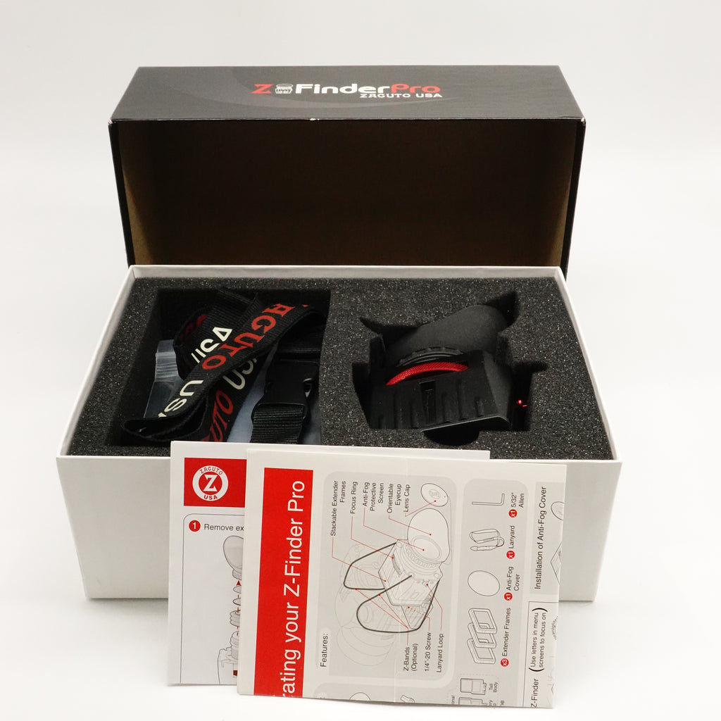 Pre-Owned Zacuto Z Finder Pro - Video Optical Viewfinder For Cameras Boxed as New (Second Hand)