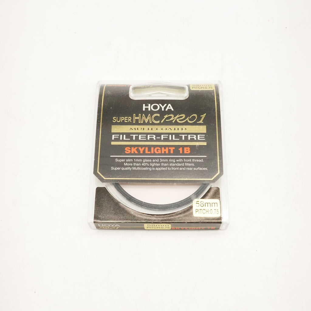 Pre-Owned Hoya Skylight (B) Super Hmc Pro 1 - 58mm Filter, Mint With Case (Second Hand)