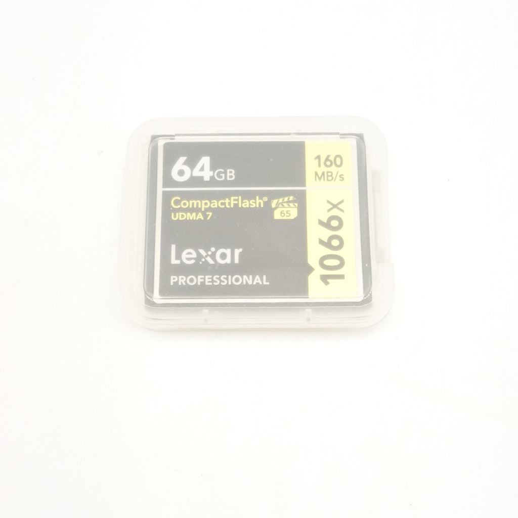 Pre-Owned Lexar Professional 64GB 1066X Memory Card With Case (Second Hand)