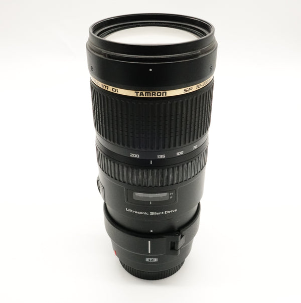 Pre-Owned Tamron 70-200mm f/2.8 SP Canon EF with Caps & Hood 016919 [Fungus]