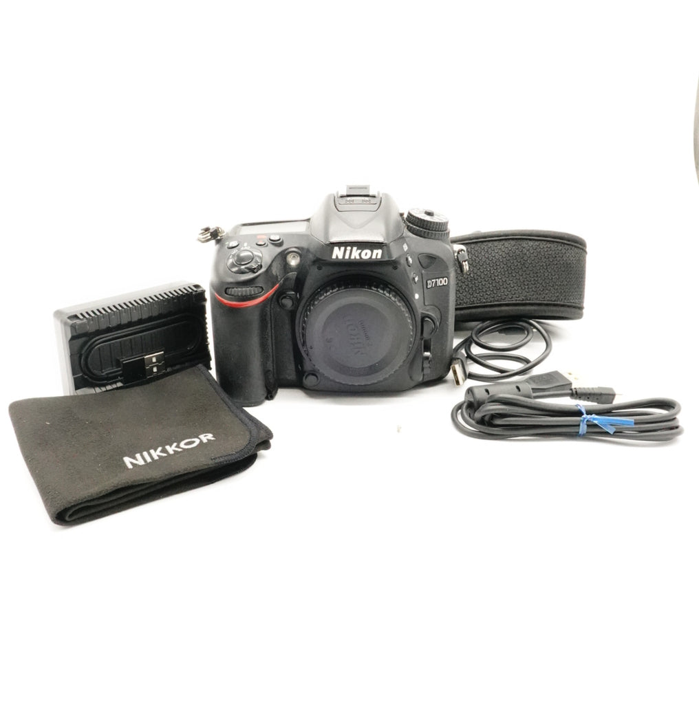 Pre-Owned Nikon D7100 Body w/Battery Cables & Strap SN: 6165517
