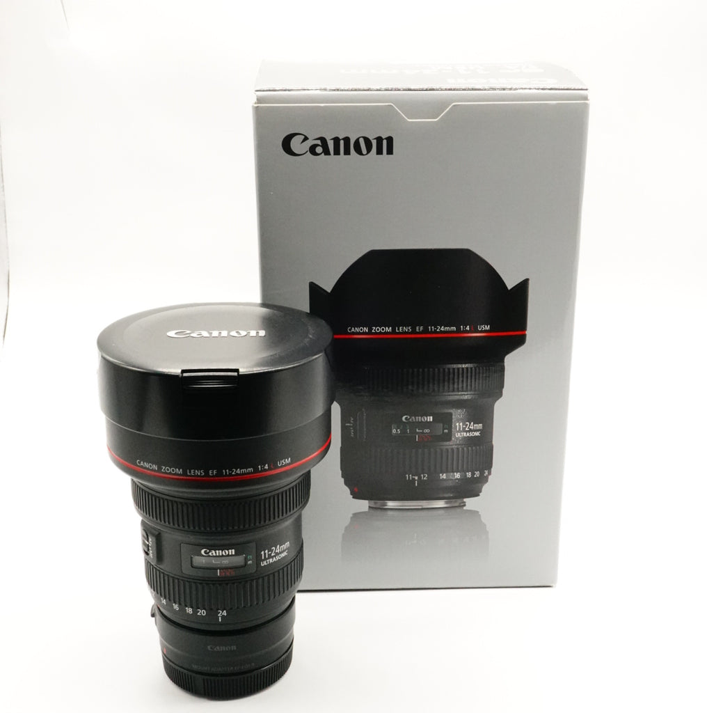 Pre-Owned Canon EF 11-24mm f/4L USM Lens Boxed with Hood, Caps SN:2700001012 (Second Hand)