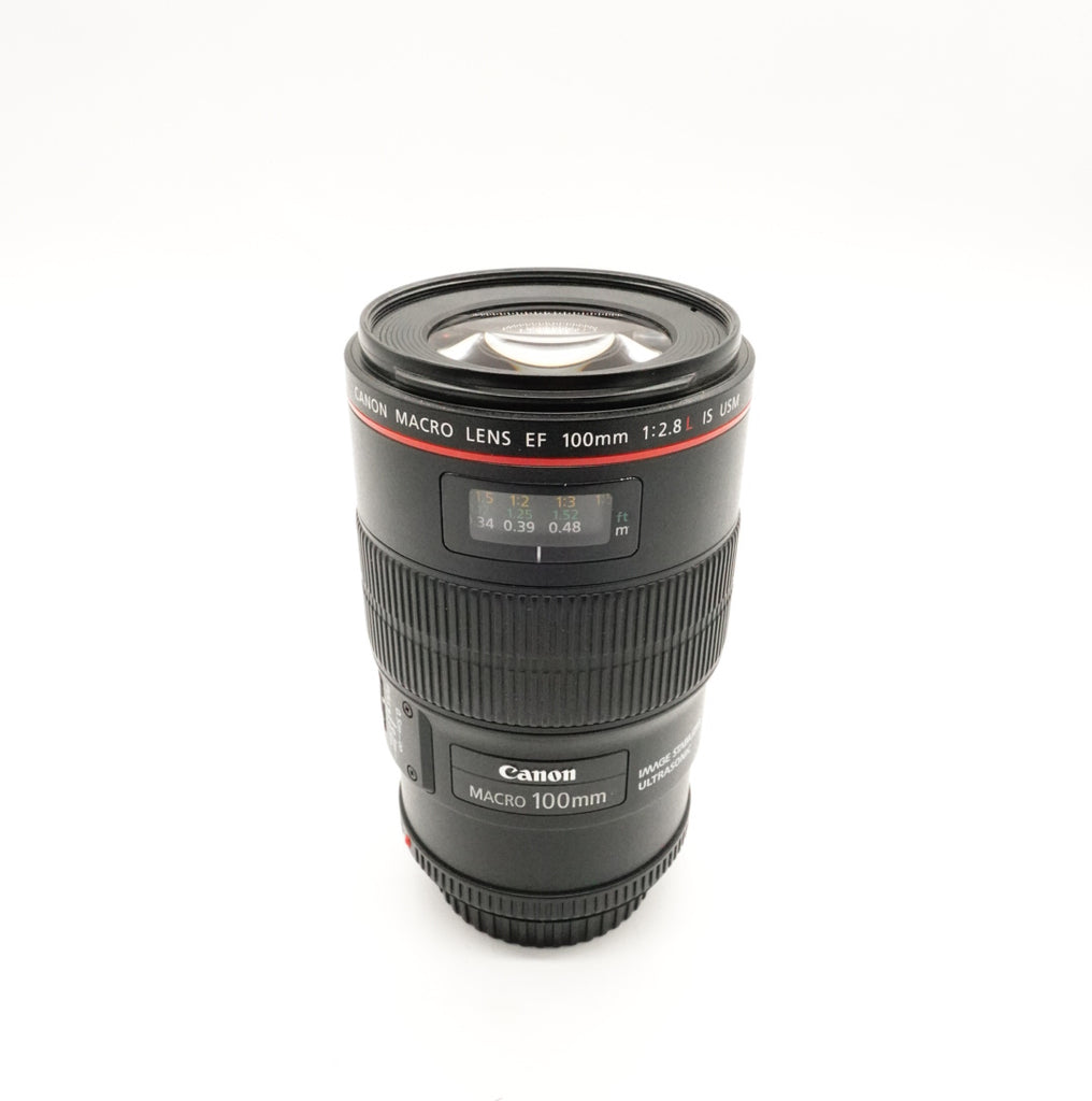 Pre-Owned Canon EF 100mm f/2.8 L Macro USM with Caps, Hood SN:8600001660 (Second Hand)
