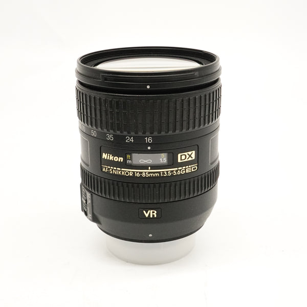 Pre-Owned Nikon AF-S NIKKOR 16-85mm F/3.5-5.6G ED Lens With Caps, Hood & Pouch SN: 22201409 (Second Hand)