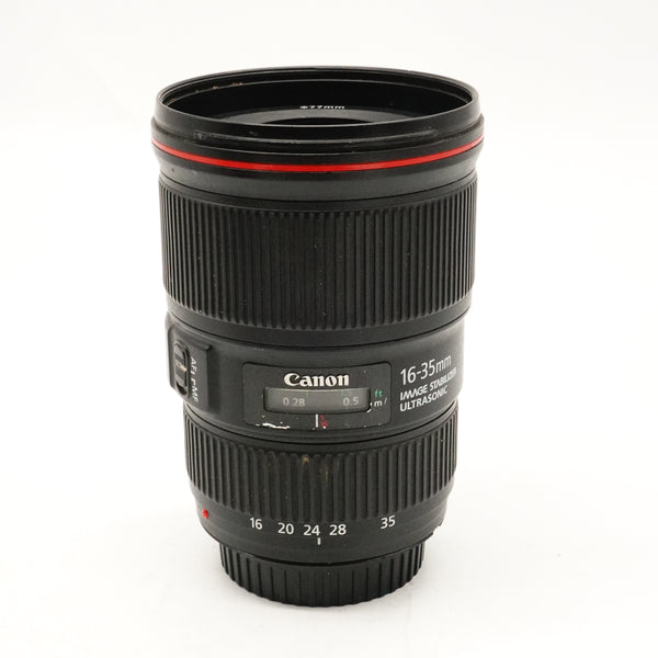 Pre-Owned Canon EF 16-35mm f/4L IS USM Lens With Caps SN: 1800001664 [Front Scratch] (Second Hand)