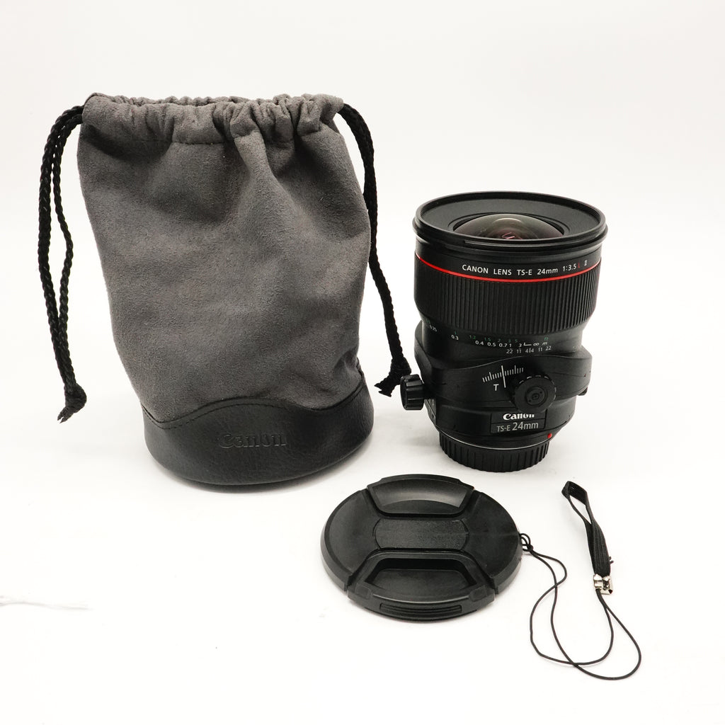 Pre-Owned Canon TS-E 24mm f/3.5 L II Tilt-Shift Lens With Caps & Pouch SN: 25644 (Second Hand)
