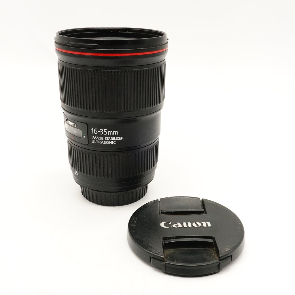 Pre-Owned Canon EF 16-35mm f/4L IS USM Lens With Caps SN: 1800001664 [Front Scratch] (Second Hand)