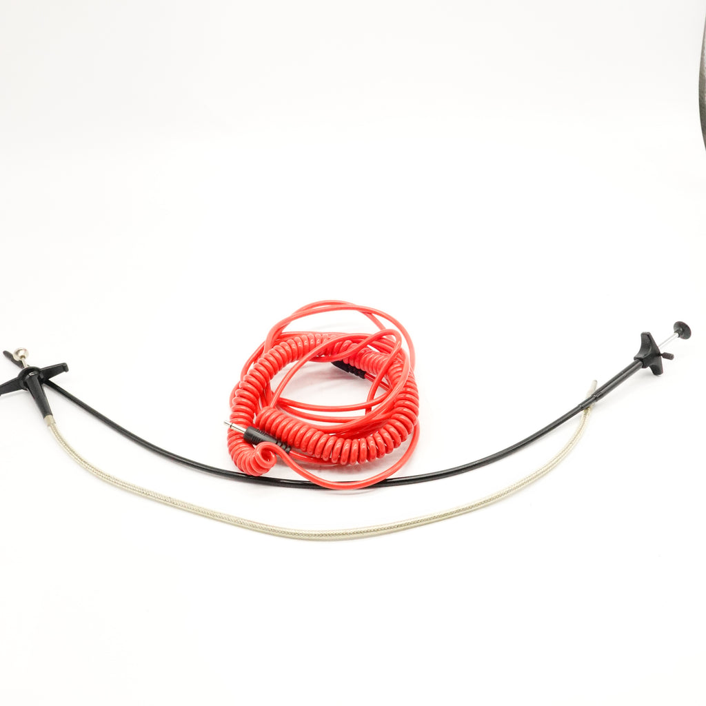 Pre-Owned Kaiser 3M Red Sync Cable - Coiled Sync End With 2.5 Male Jack Plug (Second Hand)