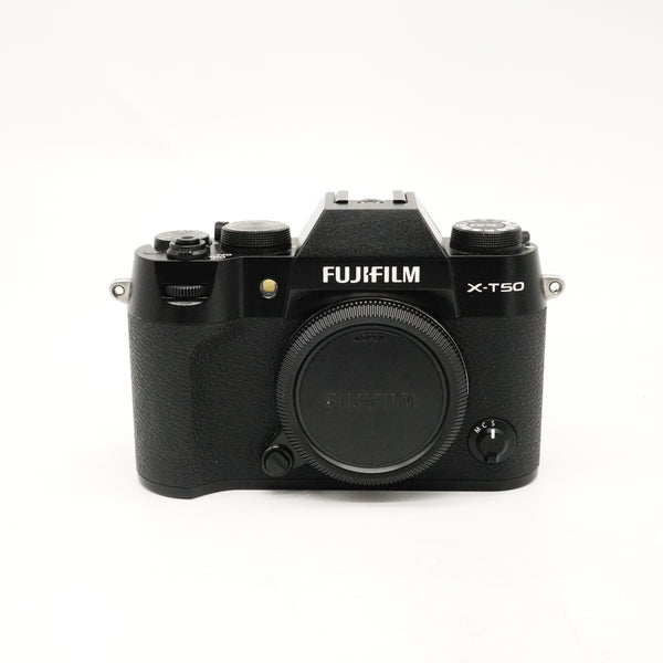 Pre-Owned Fujifilm X-T50 Black Body With Box, Battery, Charger, Body Cap SN: 5A008544 (Second Hand)