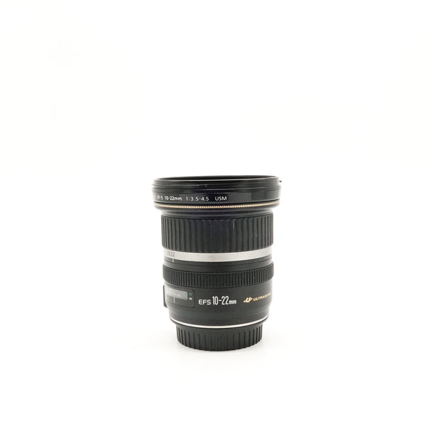 Pre-Owned Canon EF-S 10-22mm f/3.5-4.5 USM Lens with Hood, caps 93605667