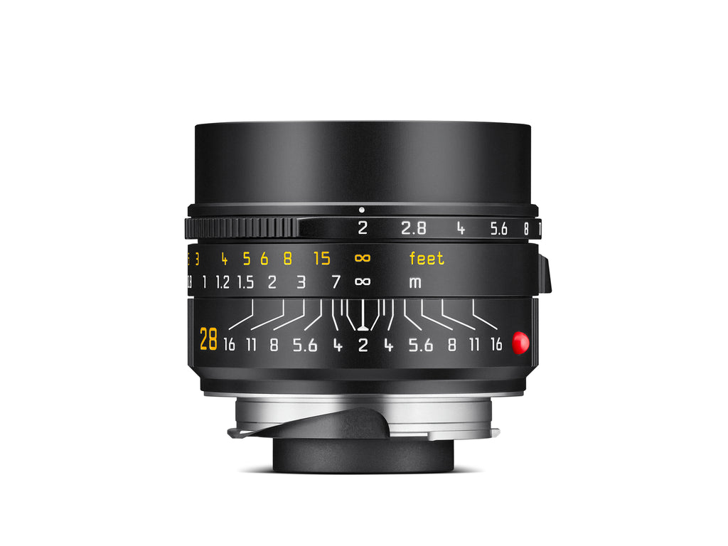 Leica Summicron-M 28mm f2 ASPH Lens (Black)