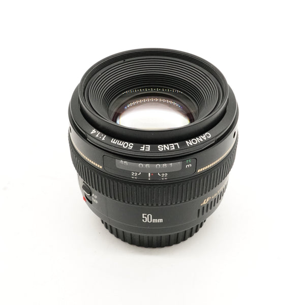 Pre-Owned Canon EF 50mm f/1.4 USM Lens With Box, Hood, Caps SN: 63301826 (Second Hand)