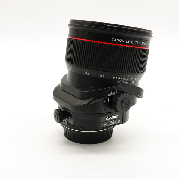 Pre-Owned Canon TS-E 24mm f/3.5L II Lens With Box, Hood, Caps, Pouch SN: 00042092 (Second Hand)
