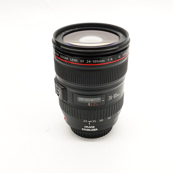 Pre-Owned Canon EF 24-105mm f/4L IS USM Lens With Lens Hood, Caps & Pouch SN: 313316 (Second Hand)