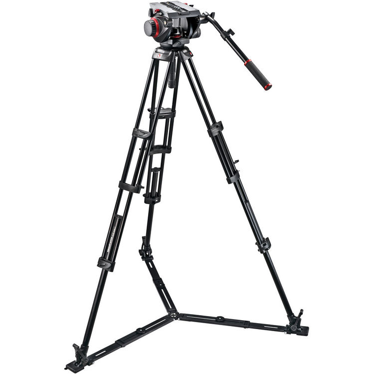Manfrotto 545GB Aluminium Tripod + 509HD Fluid Video Head