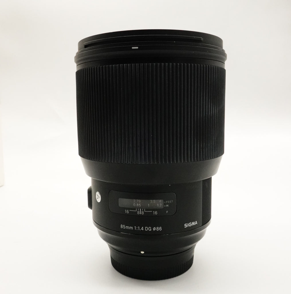 Pre-Owned Sigma 85mm f/1.4 DG HSM ART Lens for Nikon F Mount with Box, Caps & Hood SN: 52024062 (Second Hand)