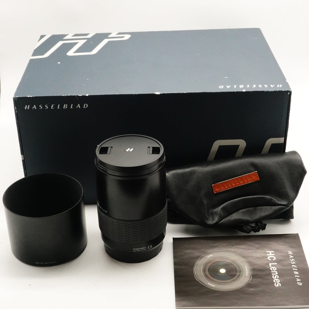Pre-Owned Hasselblad HC 150mm f/3.2N Lens (New Improved Shutter) -Shutter Actuations 763 Tested by SF With Boxed, Caps, Hood, Manual SN: 7FVS14241 (Second Hand)