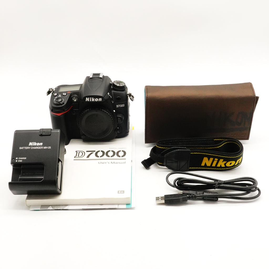 Pre-Owned Nikon D7000 Digital Camera With Strap, Battery, Charger, Manual & Cables SN: 3108738 (Second Hand)