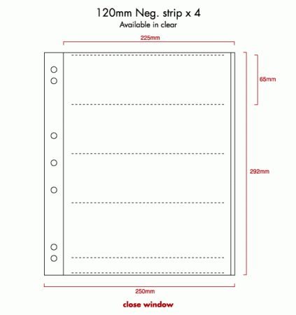 PolyPockets 6x6cm 120 Film Negative Sleeves - 25sh Pack