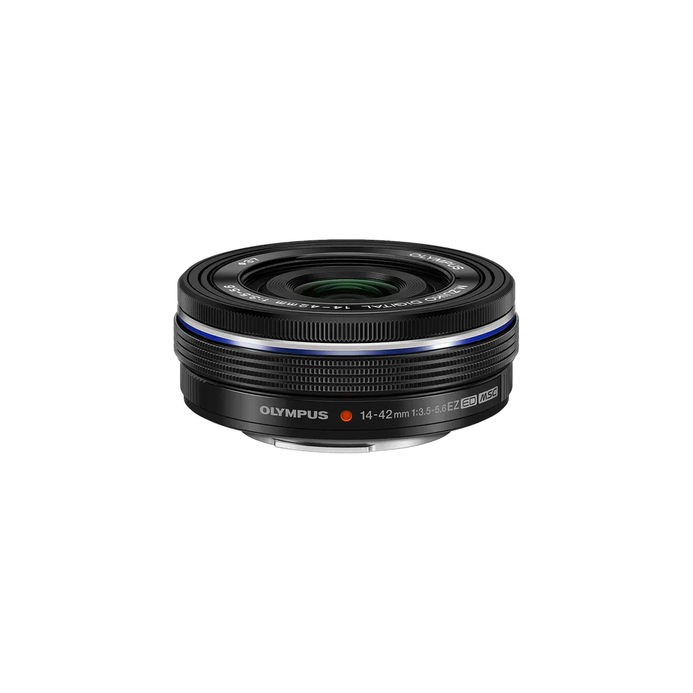 OM SYSTEM 14-42mm f/3.5-5.6 EZ Black Lens