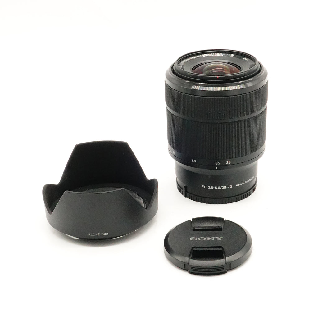 Pre-Owned Sony FE 28-70mm f/3.5-5.6 OSS Lens With Front Cap, Hood SN: 0446252 (Second Hand)