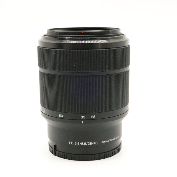 Pre-Owned Sony FE 28-70mm f/3.5-5.6 OSS Lens With Front Cap, Hood SN: 0446252 (Second Hand)