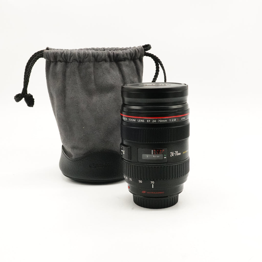 Pre-Owned Canon EF 24-70MM F/2.8L Lens With F&R Caps, Pouch SN: 1655386 (Second Hand)