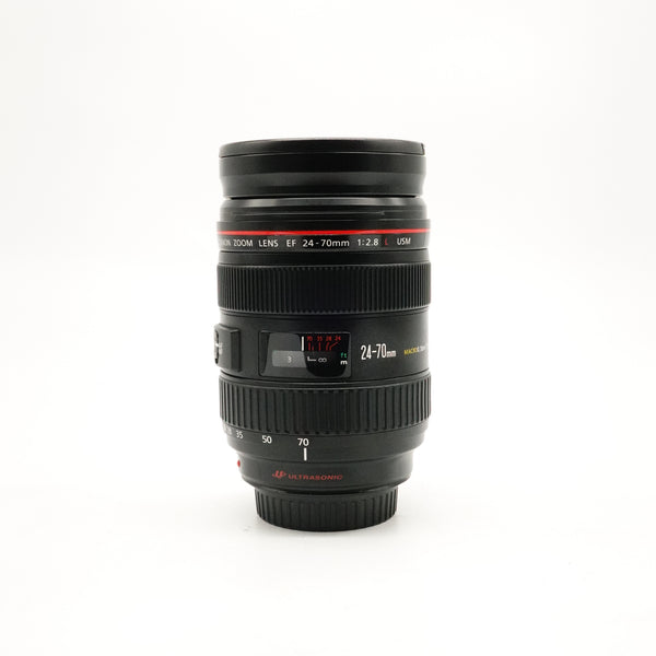Pre-Owned Canon EF 24-70MM F/2.8L Lens With F&R Caps, Pouch SN: 1655386 (Second Hand)